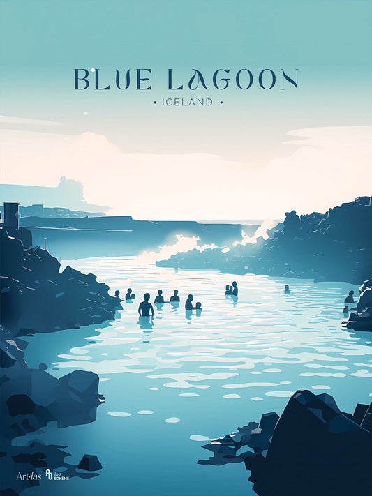Sérénité Islandaise - Print du Blue Lagoon