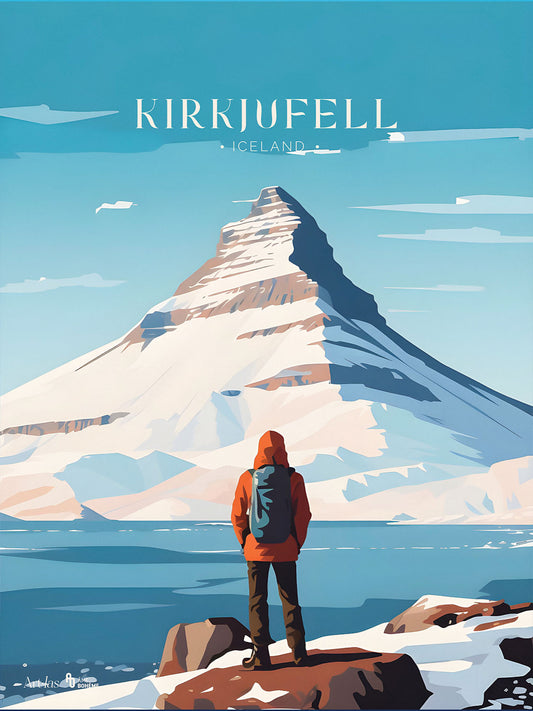 Merveille du Kirkjufell - Print de Montagne