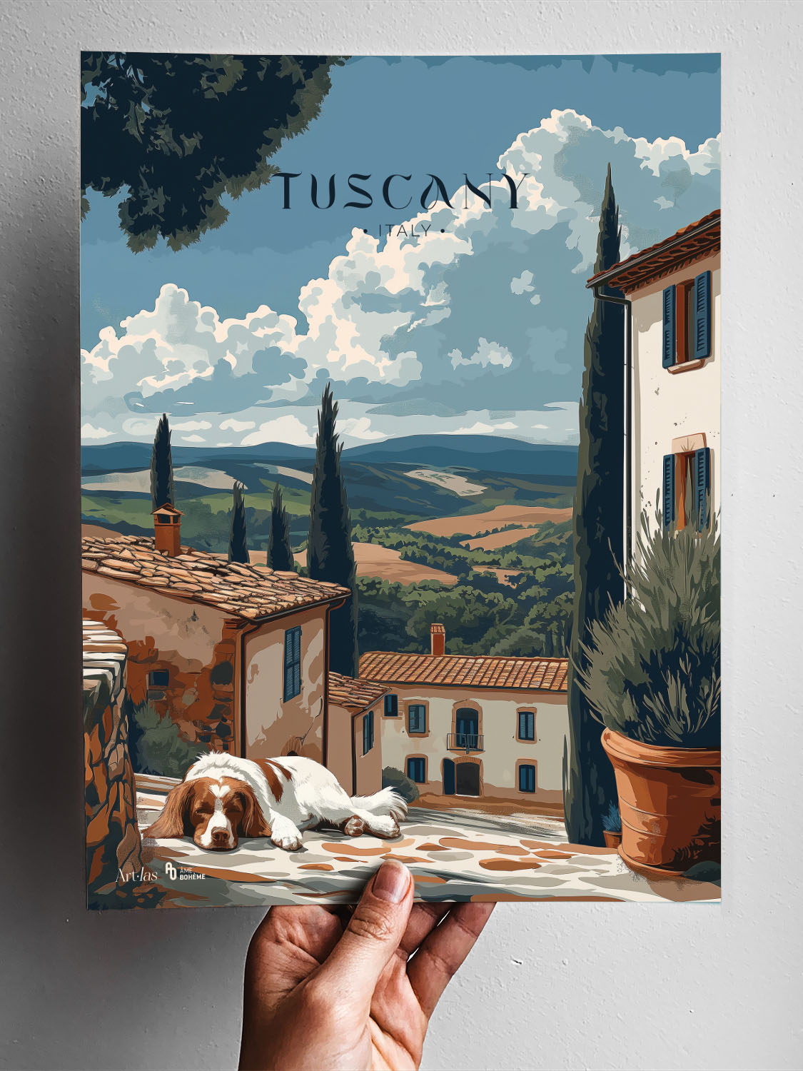 Sieste Toscane - Print d'Art Dolce Vita